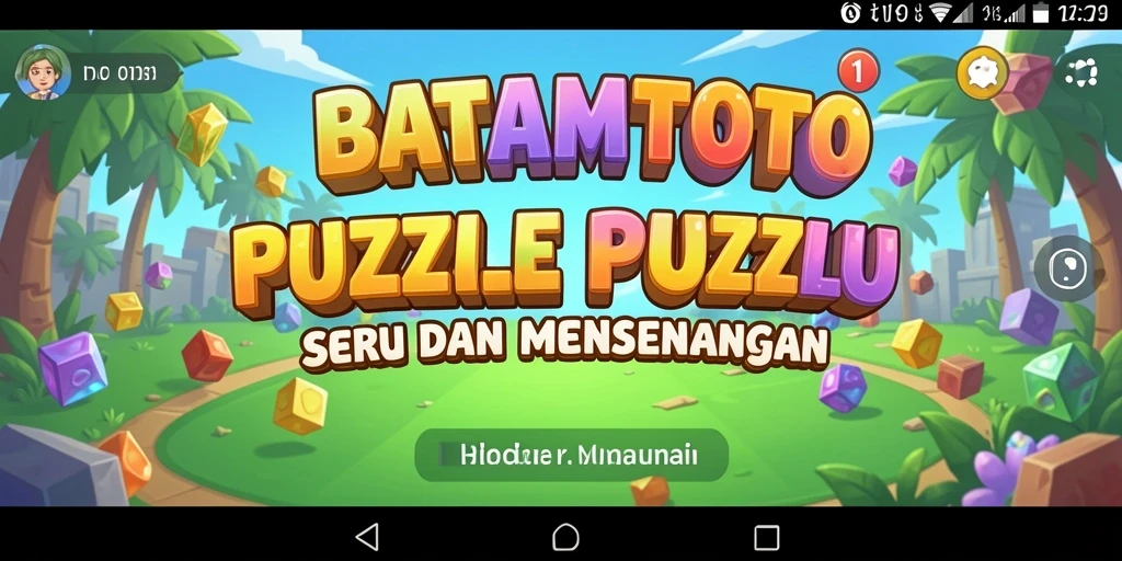 Tampilan gameplay seru dari BATAMTOTO dengan tantangan puzzle yang menarik.