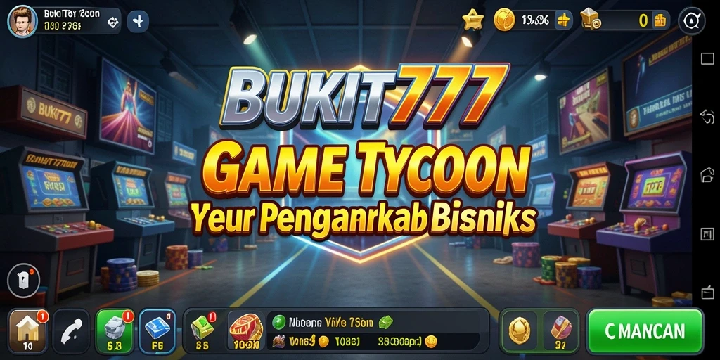 Tangkapan layar gameplay BUKIT777 yang menampilkan manajemen bisnis.