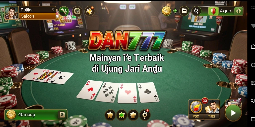 Tampilan gameplay poker yang mendebarkan di DAN777.