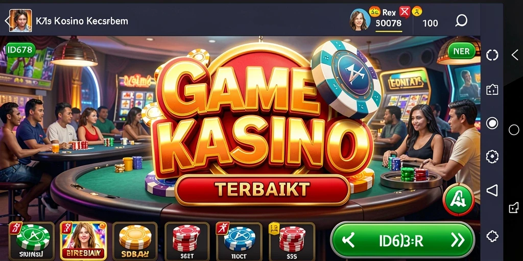Gameplay seru ID678 dengan berbagai pilihan permainan Kasino.