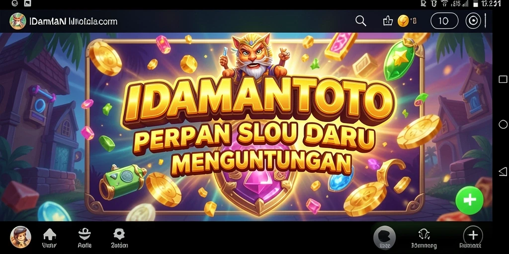 Tampilan gameplay seru dan menarik dari IDAMANTOTO.