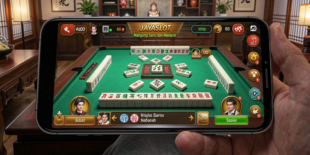 Tampilan menarik saat bermain JAYASLOT dengan ubin Mahjong.