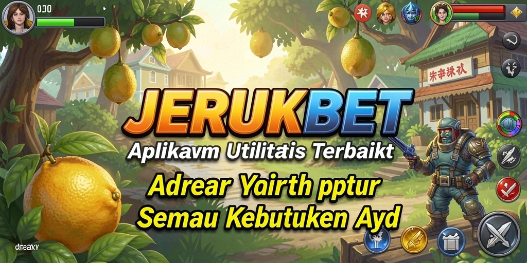 Tampilan utama antarmuka JERUKBET yang intuitif dan menarik.