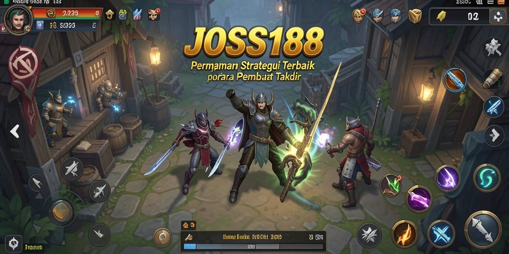 Tampilan gameplay JOSS188 yang mengasyikkan dan strategis.