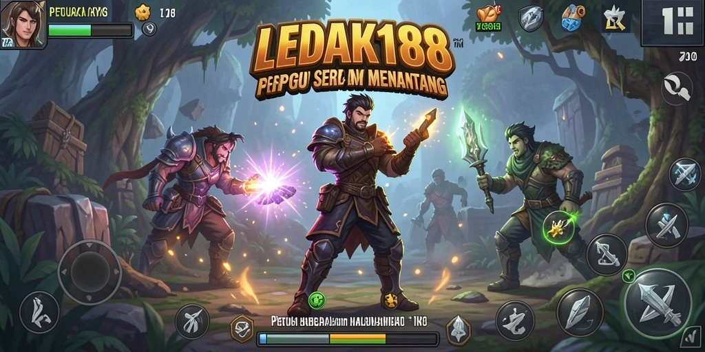 Tampilan gameplay RPG yang menegangkan dan mendebarkan di LEDAK188.