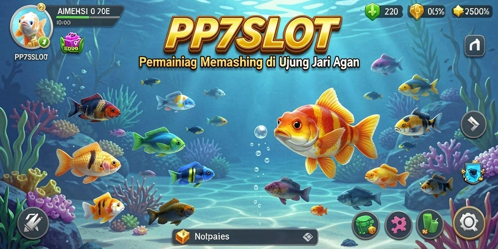 Tampilan gameplay PP7SLOT yang menegangkan dan interaktif saat memancing.