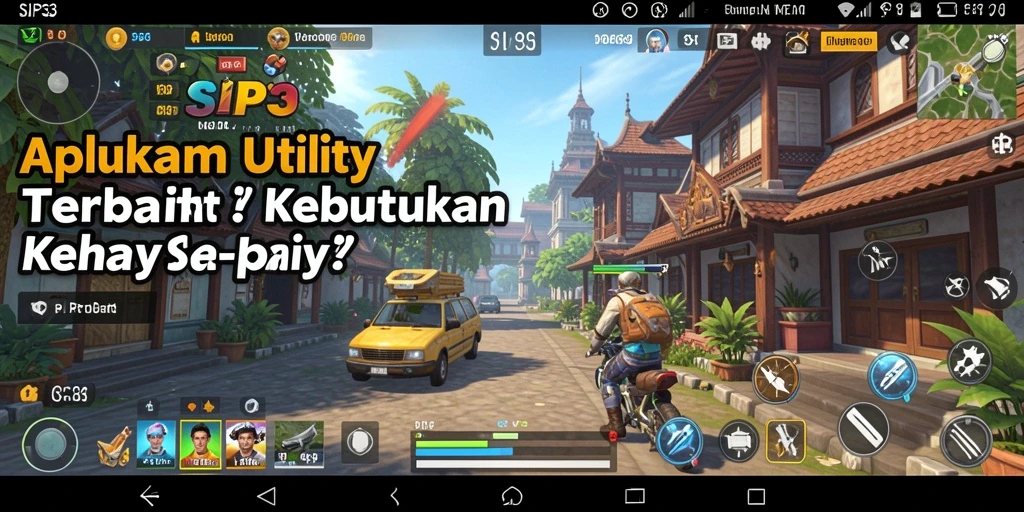 Tampilan antarmuka SIP33 yang sederhana dan informatif.