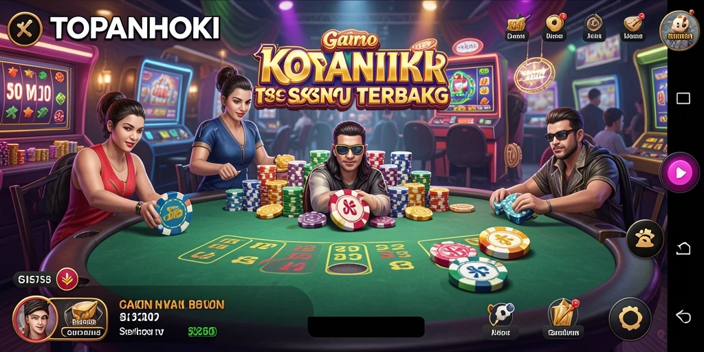 Gameplay seru di TOPANHOKI dengan beragam pilihan permainan kasino.