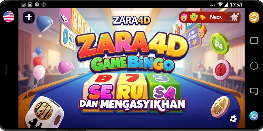 Tampilan gameplay ZARA4D yang seru dalam permainan Bingo.