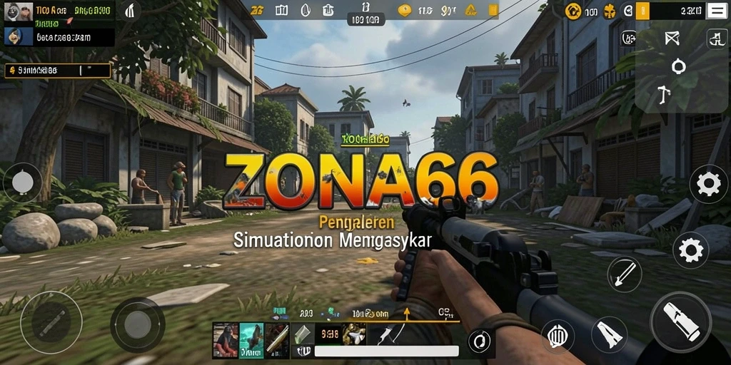 Gameplay ZONA66 yang menarik dan interaktif di dunia simulasi.